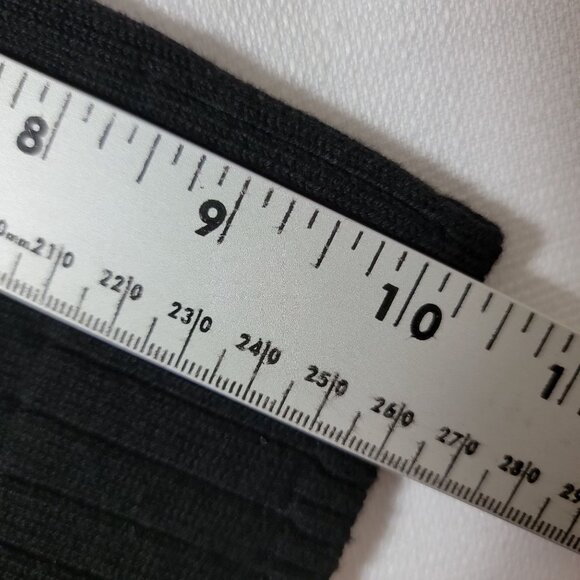 Marisa Christina II Cardigan Short Sleeve Sweater Sz 3X Black W/Embroidery Trim - Picture 9 of 11